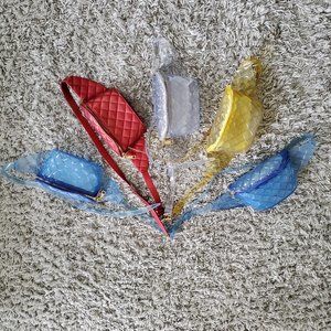 Lynae Luxuries Womens fanny pack translucent festivals sports travel shopping